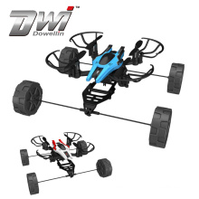 DWI Dowellin 2.4G Air Land and Water 4 Axis Gyro RC Flying Car Toys For Kids Helicopter